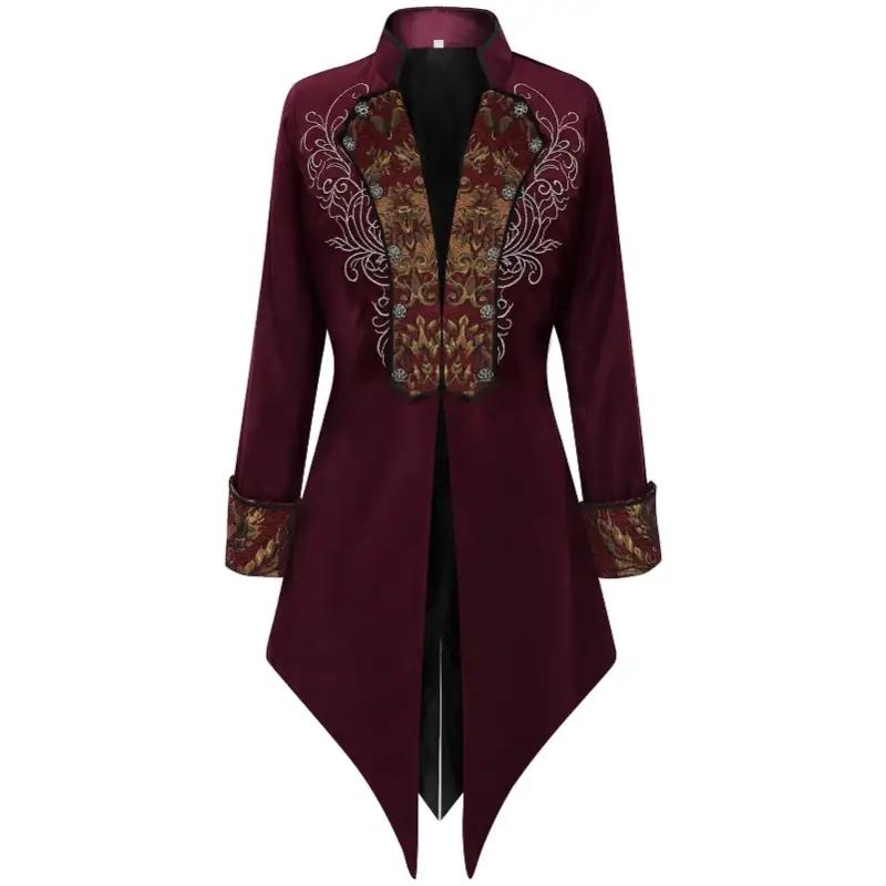 Victorian Vampire Tailcoat - Brocade Gothic Jacket