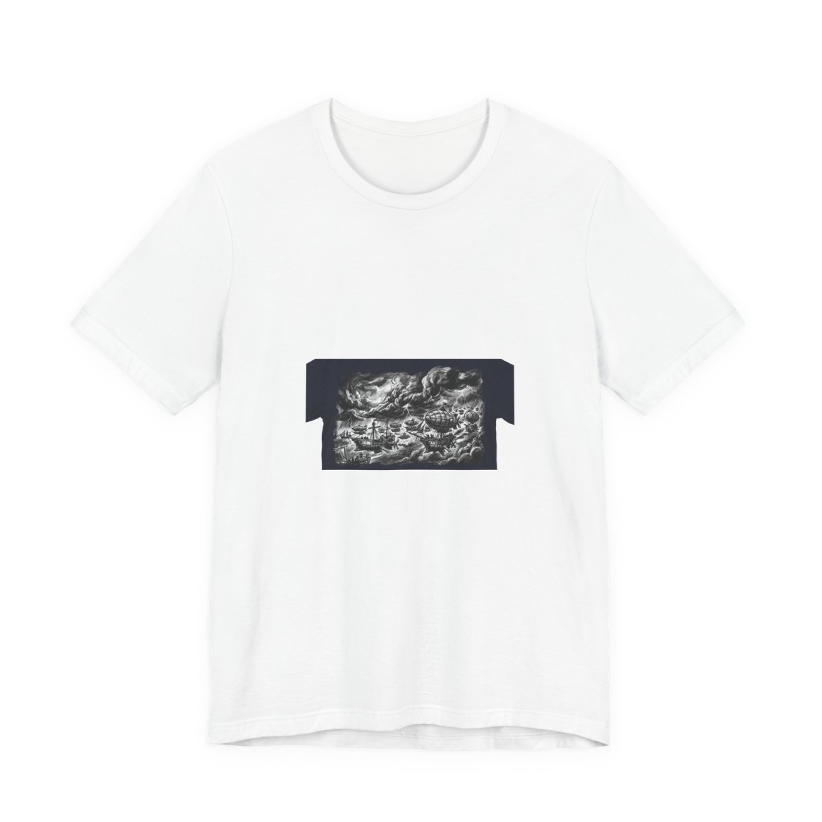 Airship Armada steampunk t-shirt artwork