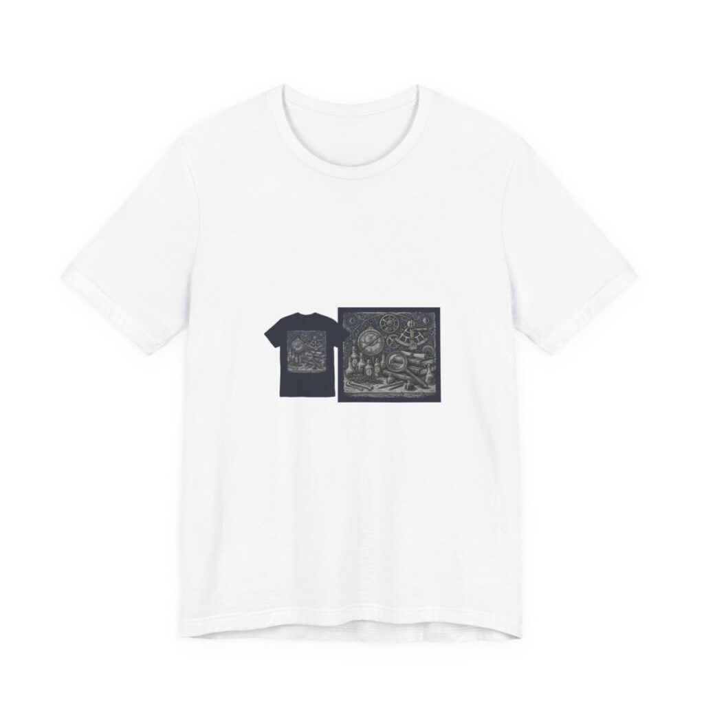Alchemist Desk steampunk t-shirt artwork