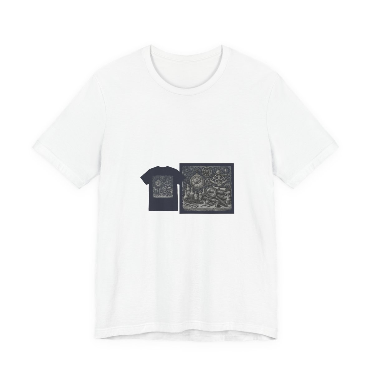 Alchemist Desk steampunk t-shirt artwork