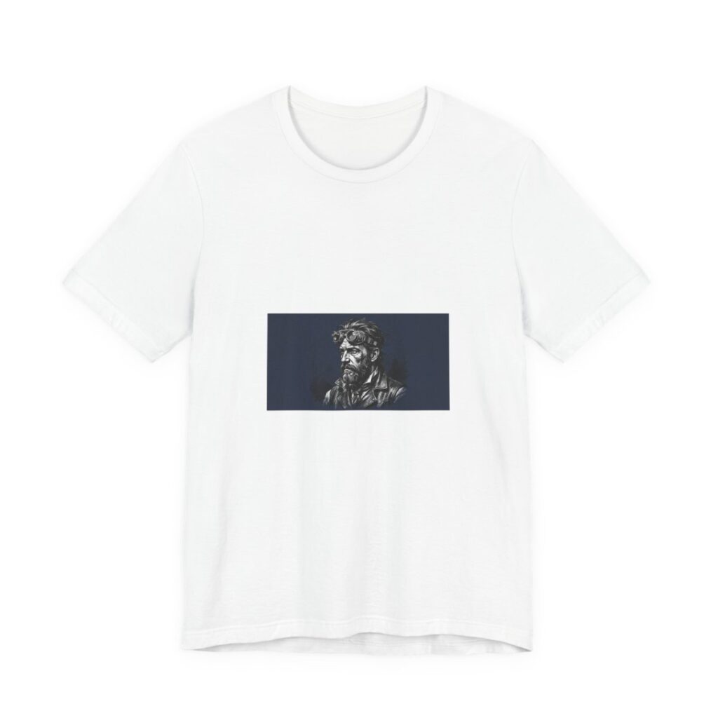 Bearded Inventor steampunk t-shirt artwork