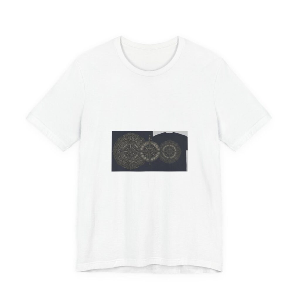 Compass Mandala steampunk t-shirt artwork