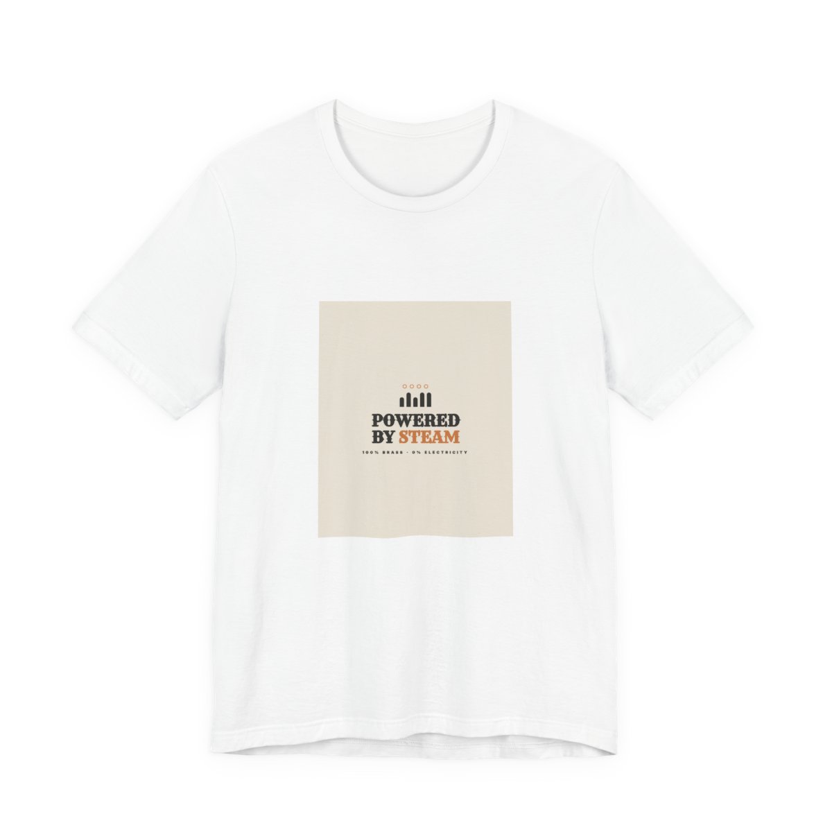 Powered by Steam - Steampunk Unisex T-Shirt - steampunk t-shirt
