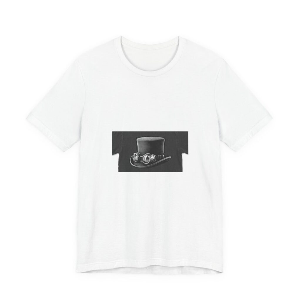 Top Hat Halftone steampunk t-shirt artwork