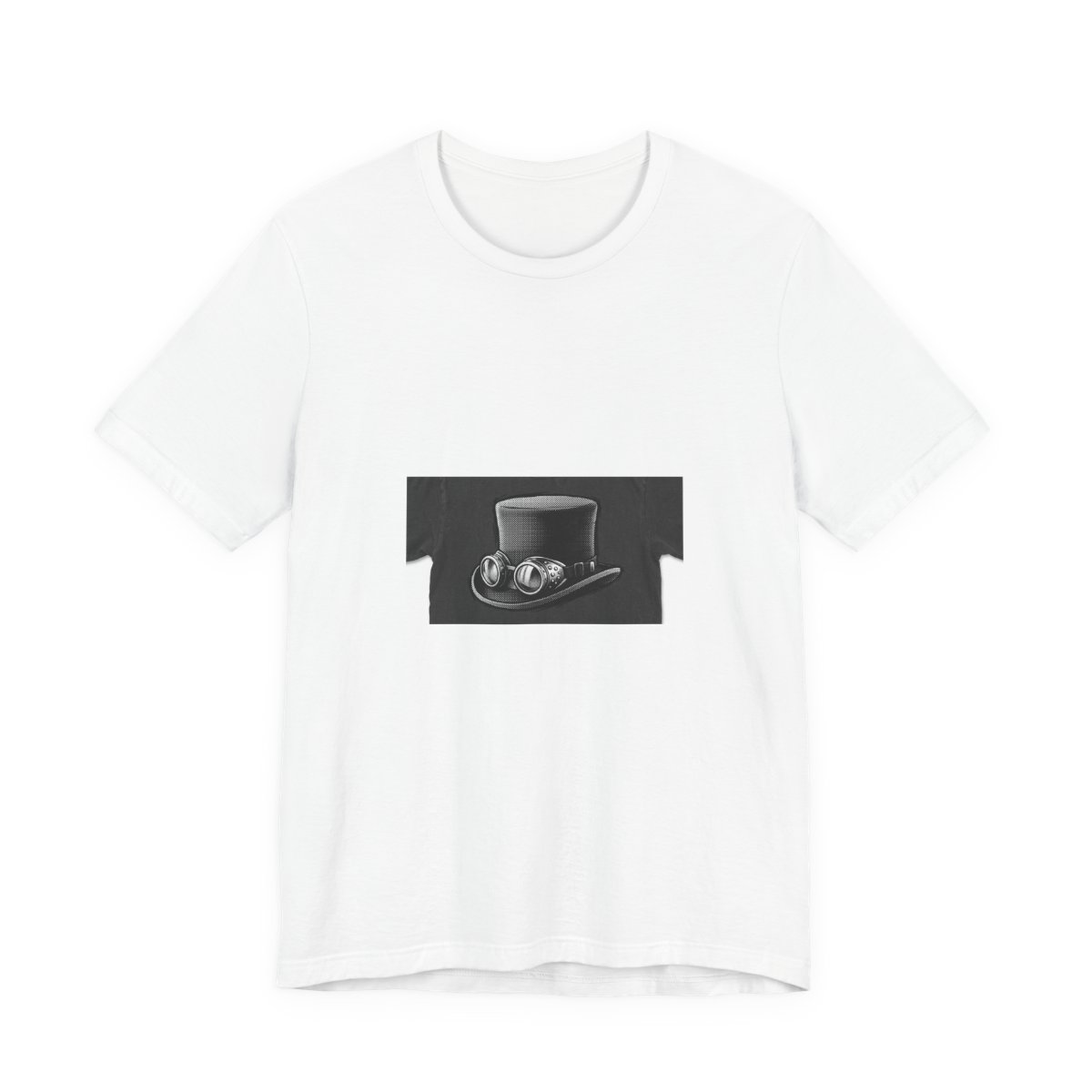 Top Hat Halftone steampunk t-shirt artwork